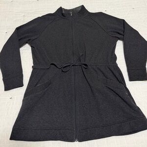 UGG Charcoal Fleece Zip-Up Jacket